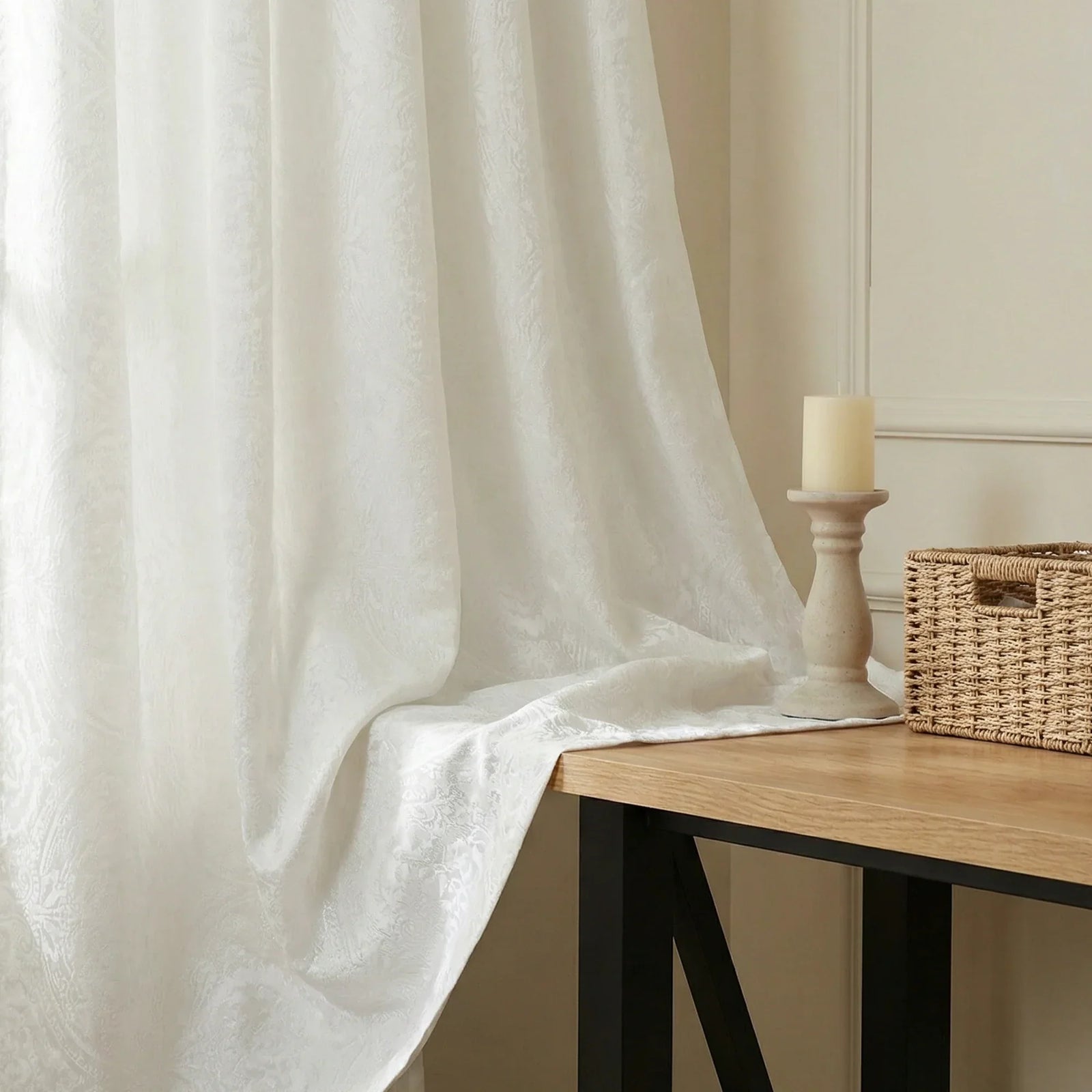 Creating a Sanctuary: Elegant Embroidered Semi Sheer Curtains for Romantic Bedrooms