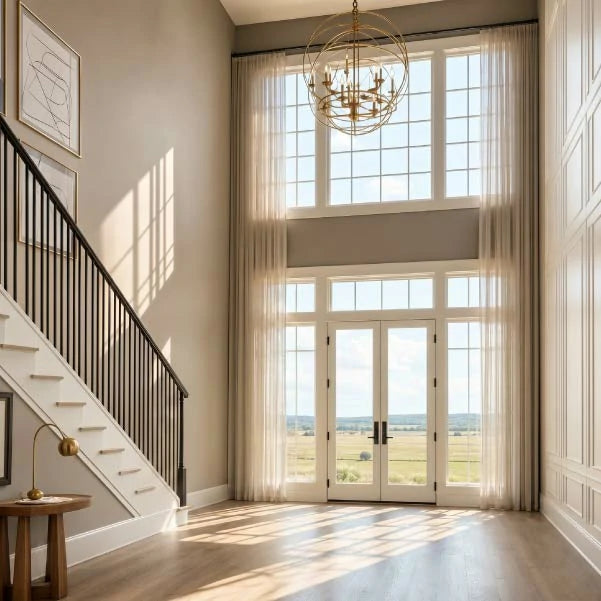 How to Choose the Right Curtain Rods for High Ceilings