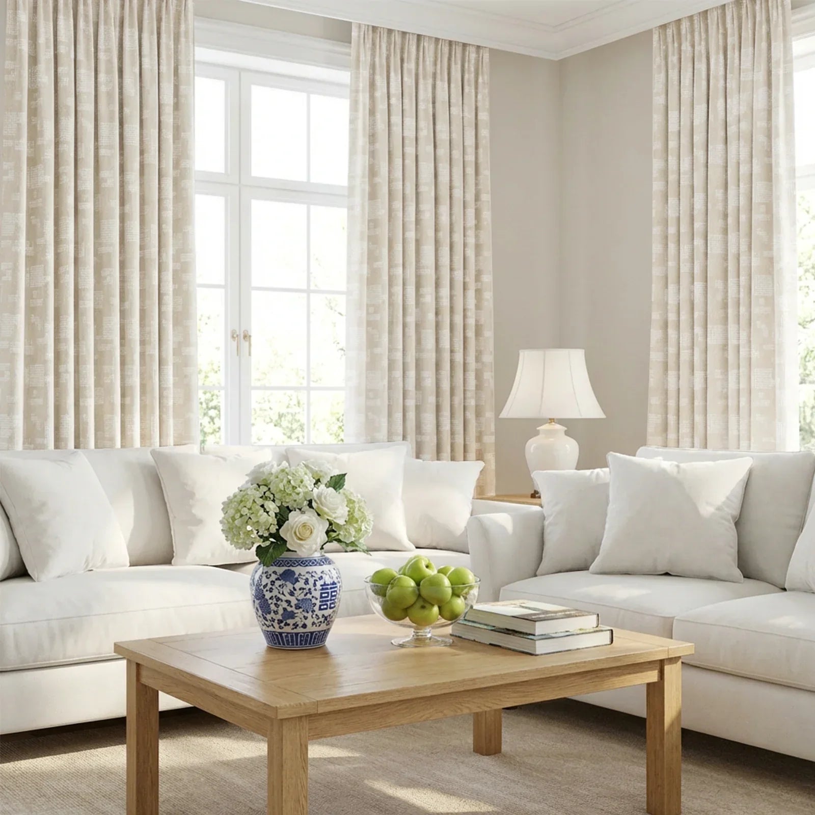 Luke texture curtains