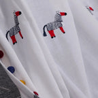 Bonnie Little Pony Embroidered Sheer Curtains