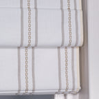 Ocean Woven Stripes Roman Shades