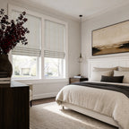 Ocean Woven Stripes Roman Shades
