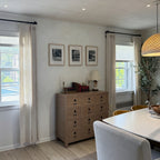 Caleb Cross-Weave Privacy Curtains