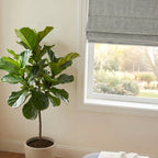 Orion Linen Look 100% Blackout Roman Shades
