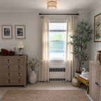 Caleb Cross-Weave Privacy Curtains