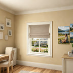 Orion Linen Look 100% Blackout Roman Shades