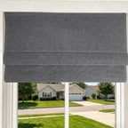 Orion Linen Look 100% Blackout Roman Shades