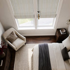 Ocean Woven Stripes Roman Shades