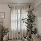 Caleb Cross-Weave Privacy Curtains