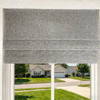 Orion Linen Look 100% Blackout Roman Shades