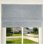 Orion Linen Look 100% Blackout Roman Shades