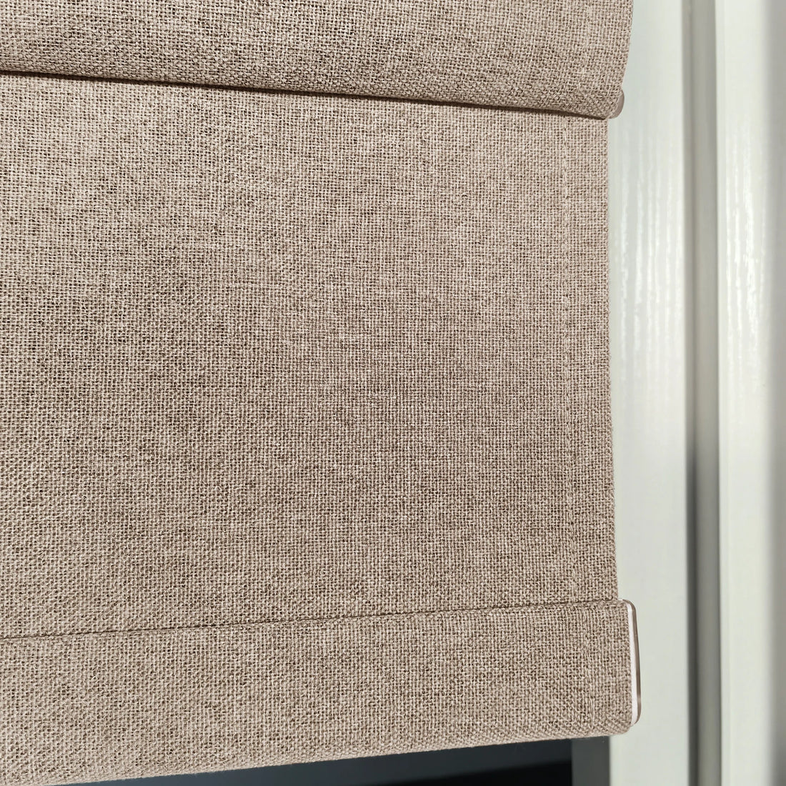 Orion Linen Look 100% Blackout Roman Shades