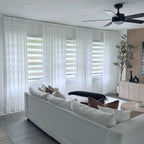Alice Extra Long & Wide Semi-Sheer Curtains: Multiple Installation Demonstrations