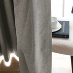 Orion Linen Look 100% Blackout Roman Shades