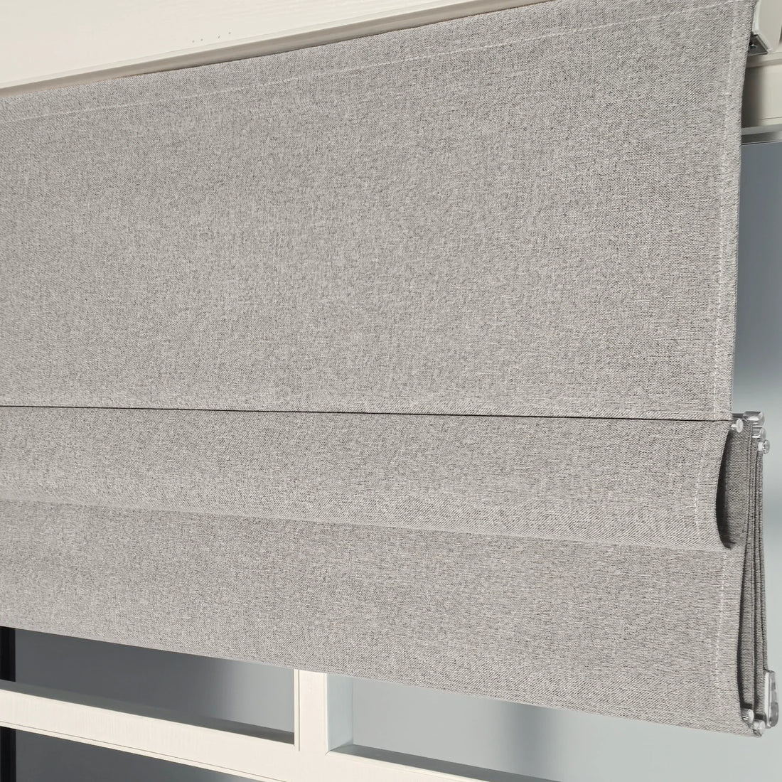 Orion Linen Look 100% Blackout Roman Shades
