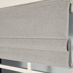 Orion Linen Look 100% Blackout Roman Shades