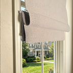 Orion Linen Look 100% Blackout Roman Shades
