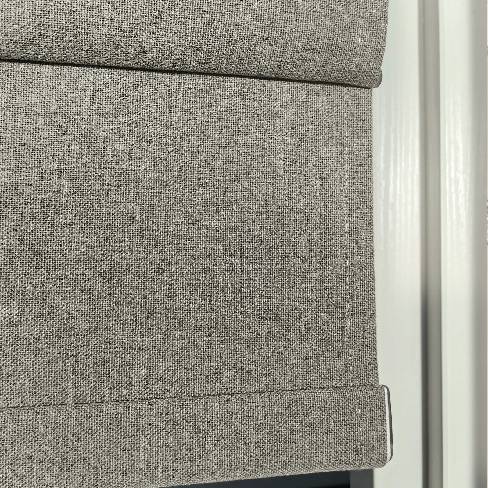 Orion Linen Look 100% Blackout Roman Shades