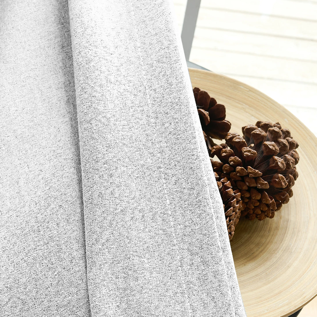 Orion Linen Look 100% Blackout Roman Shades