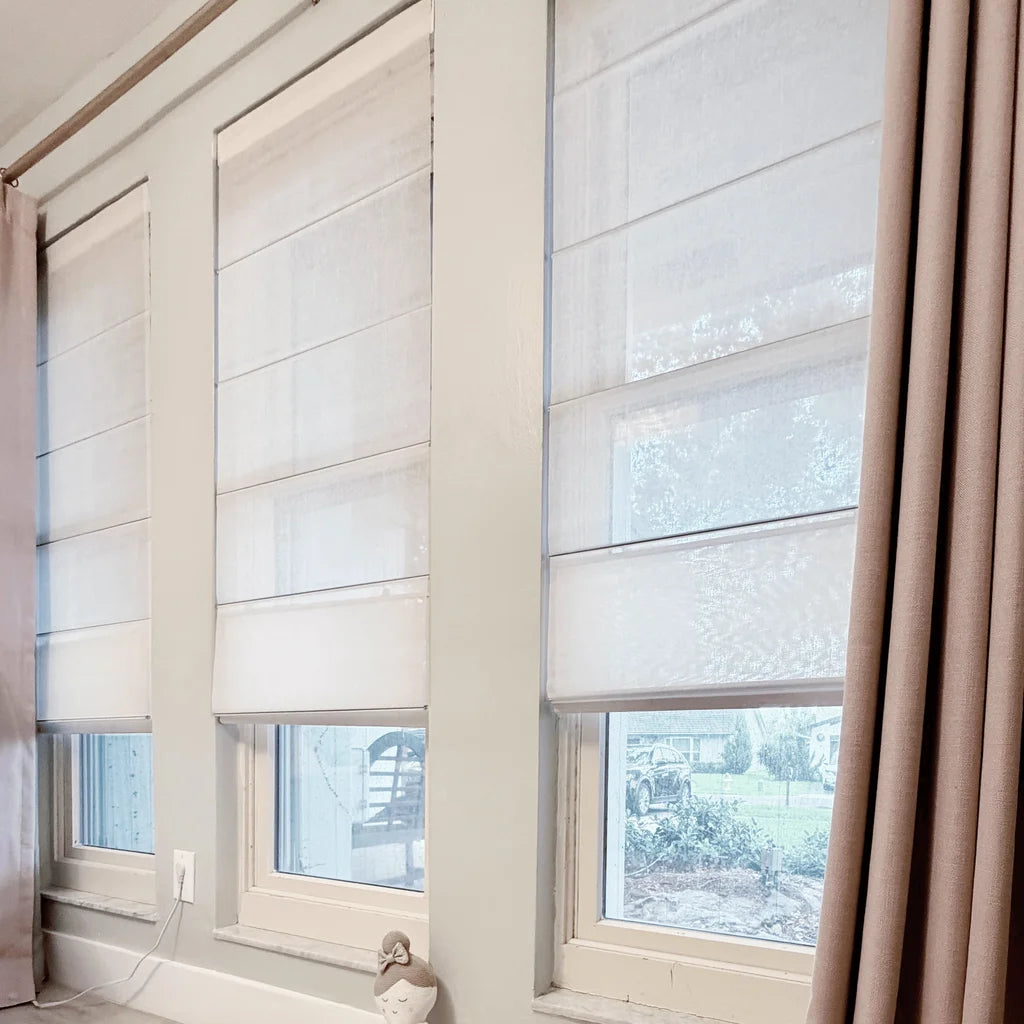 Fiona Semi Sheer Roman Shades