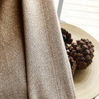 Orion Linen Look 100% Blackout Roman Shades