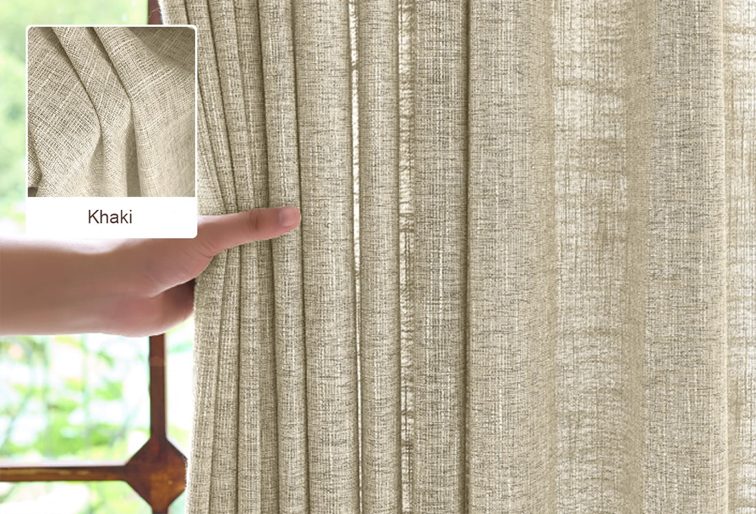 Khaki Curtains Free Swatches