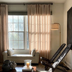 Simon Plaid Linen Textured Curtains