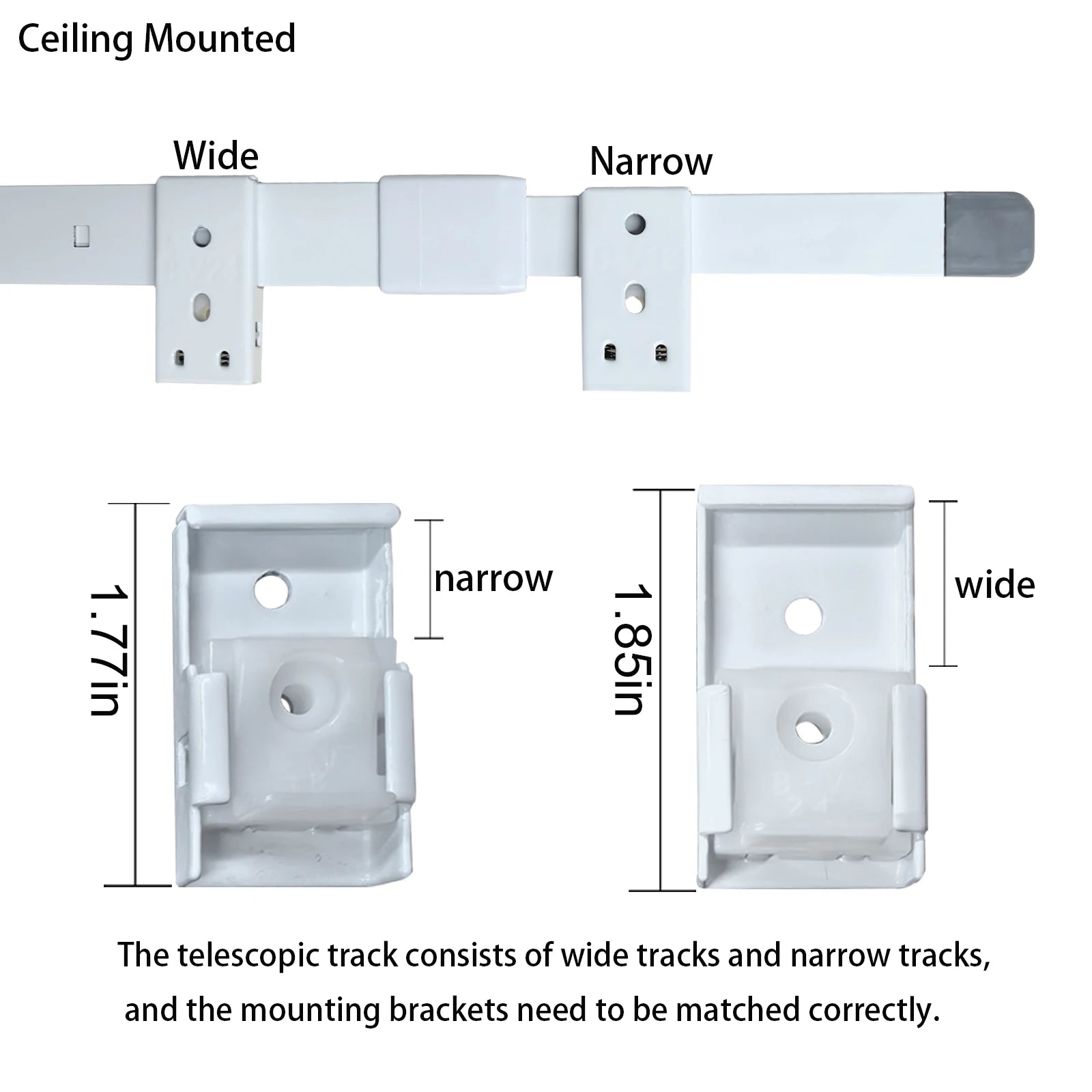 Aaron Adjustable Telescopic Track