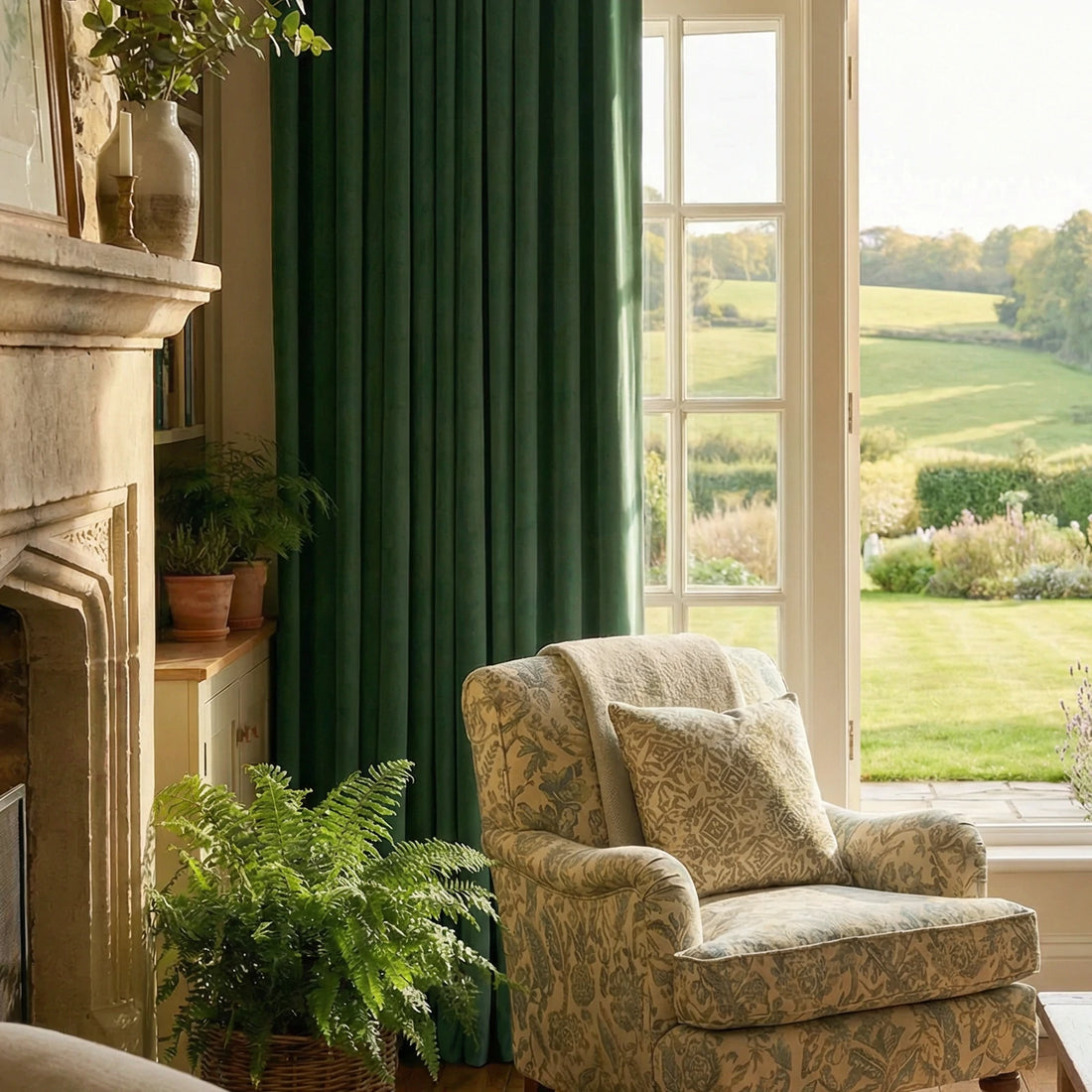 Adrian Cashmere Blackout Curtains