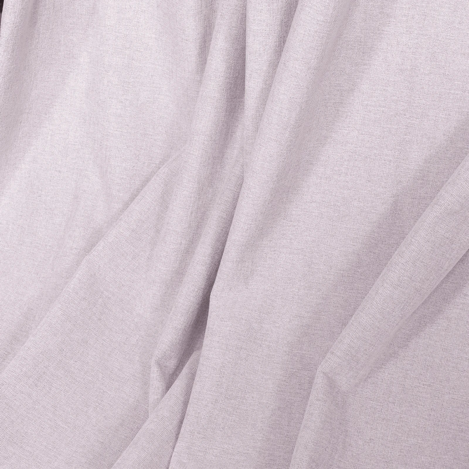 Light pink Alex curtain fabric arranged in soft folds for a linen-look finish