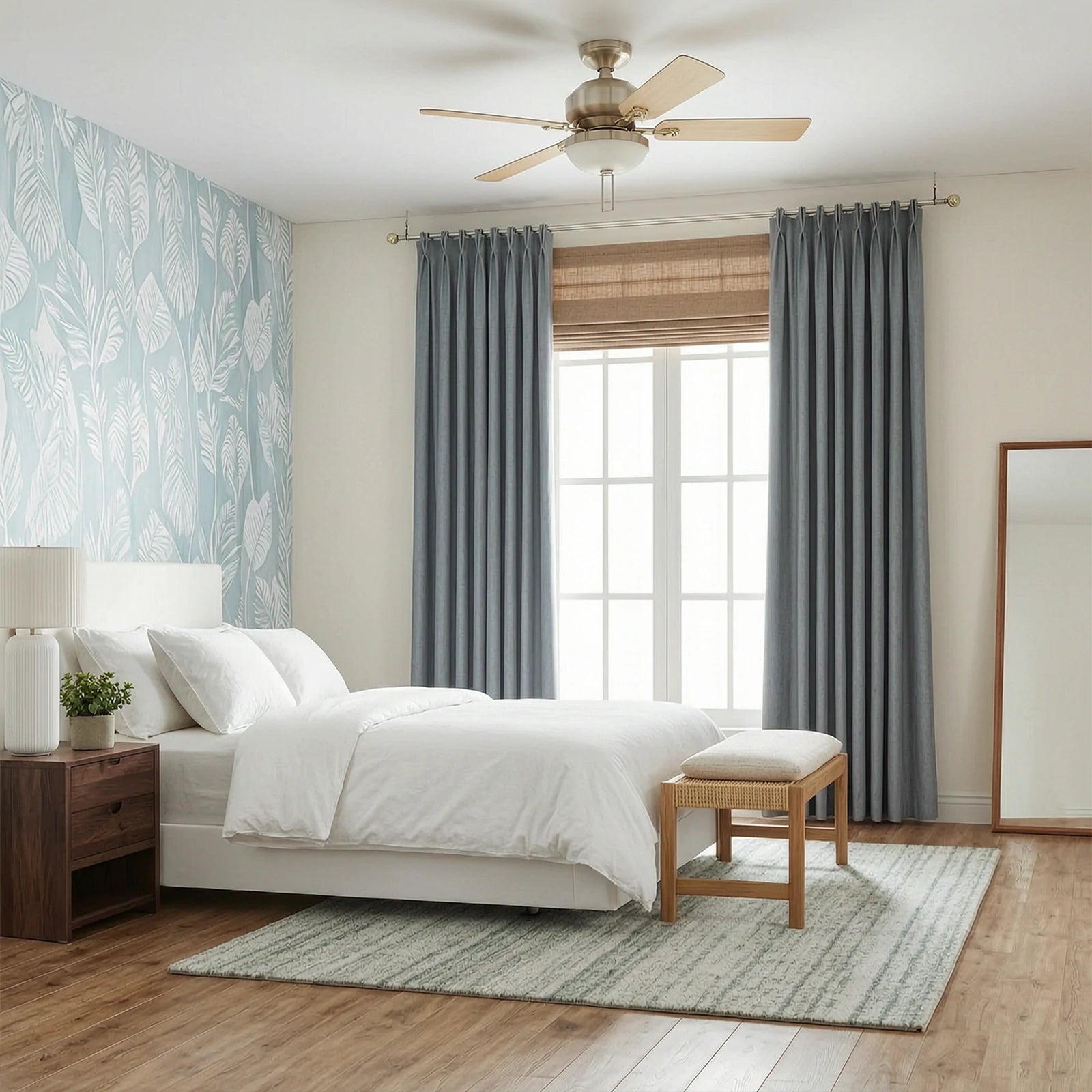 Alex 100% Blackout Linen Look Curtains