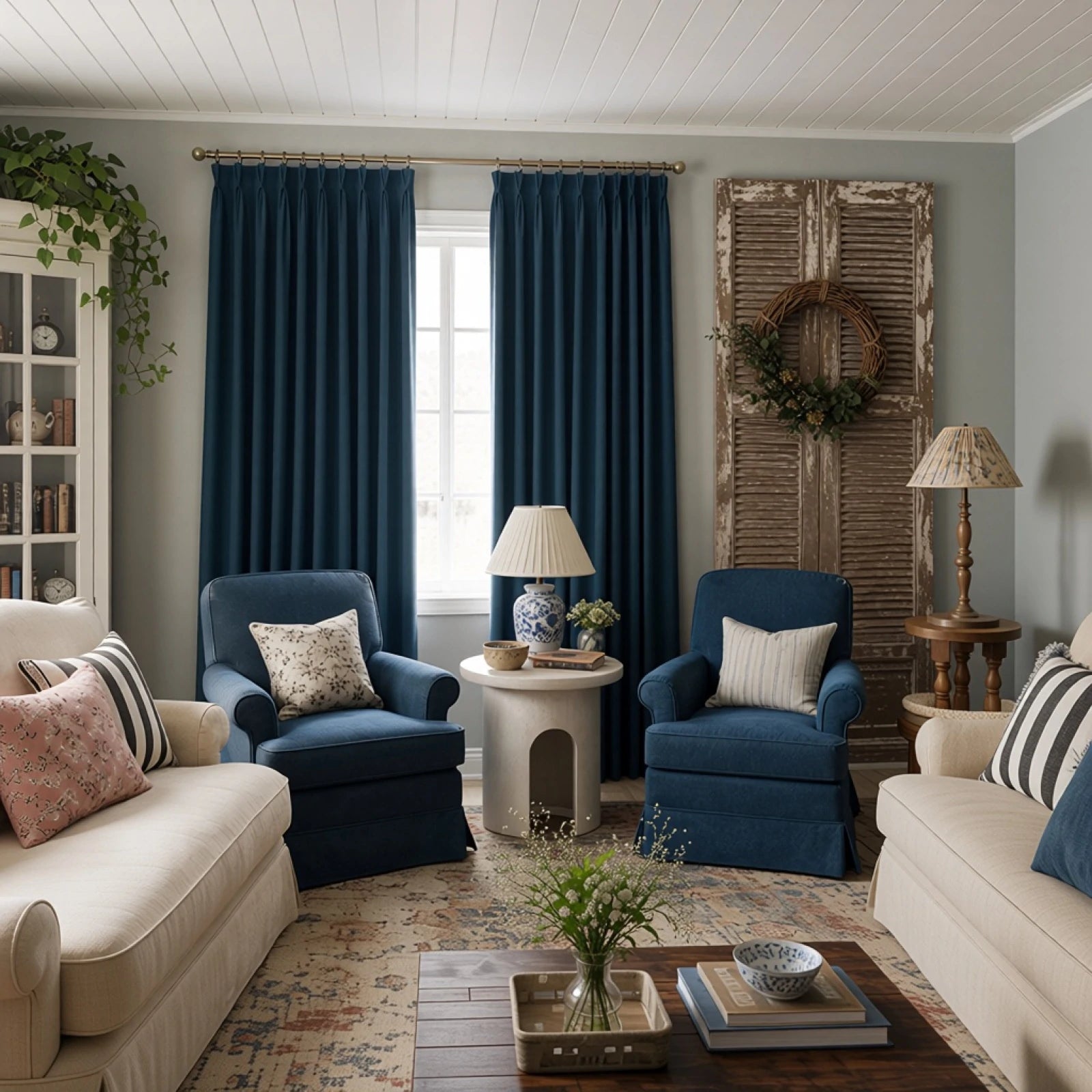 Alex 100% Blackout Linen Look Curtains