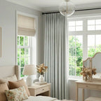 Ash Cotton Linen Blend Curtains
