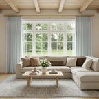 Ash Cotton Linen Blend Curtains