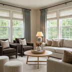 Ash Cotton Linen Blend Curtains
