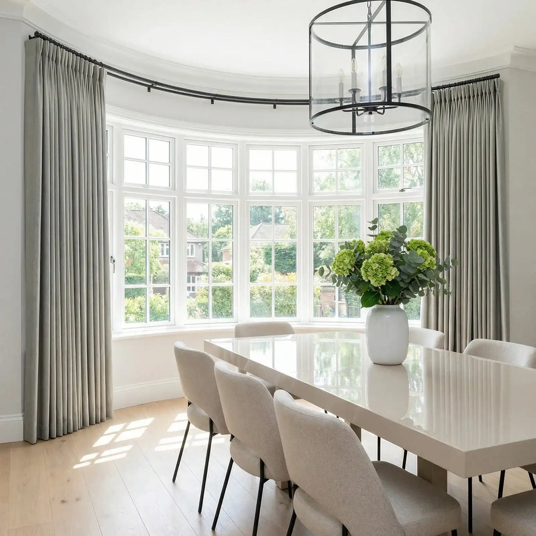 Ash Cotton Linen Blend Curtains