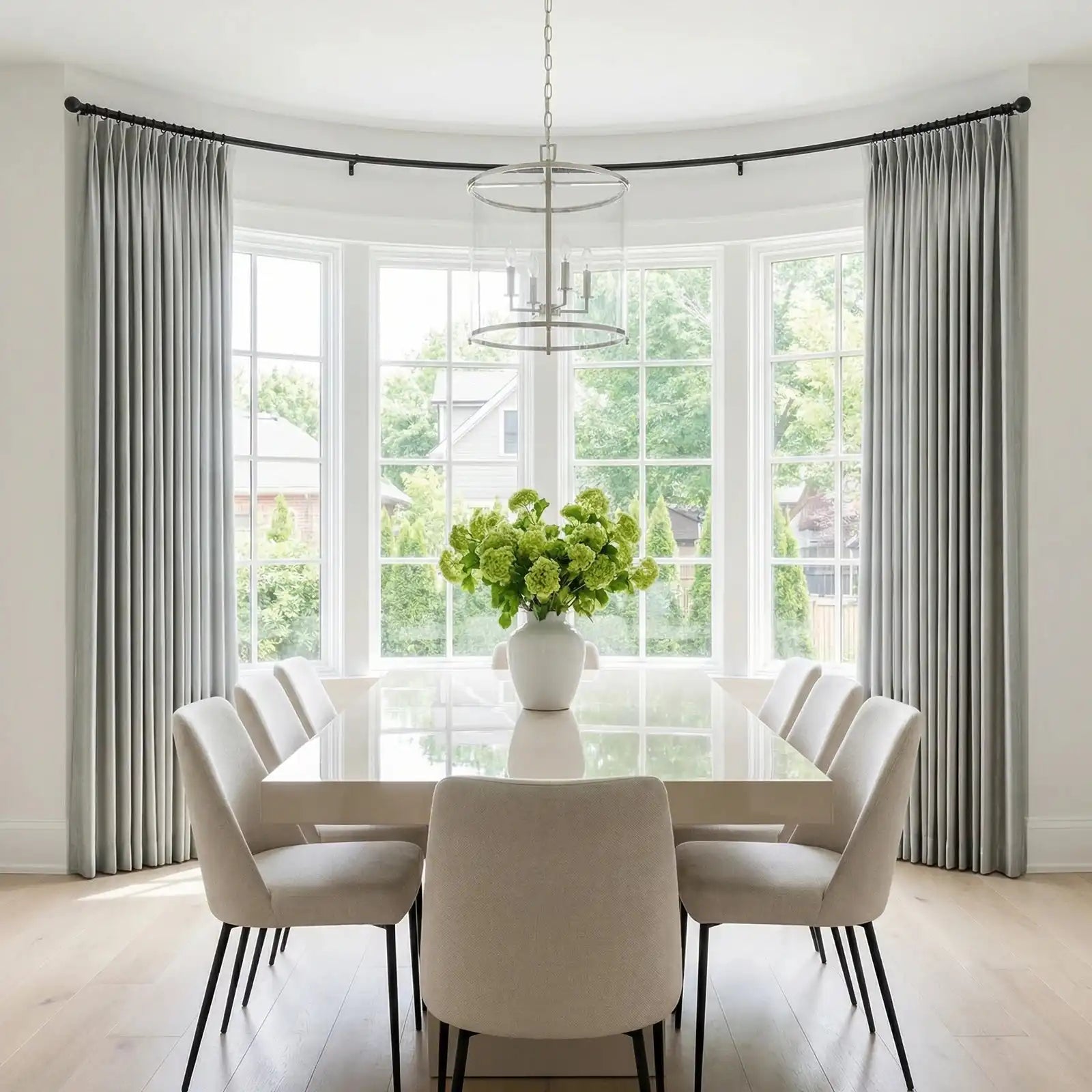 Ash Cotton Linen Blend Curtains