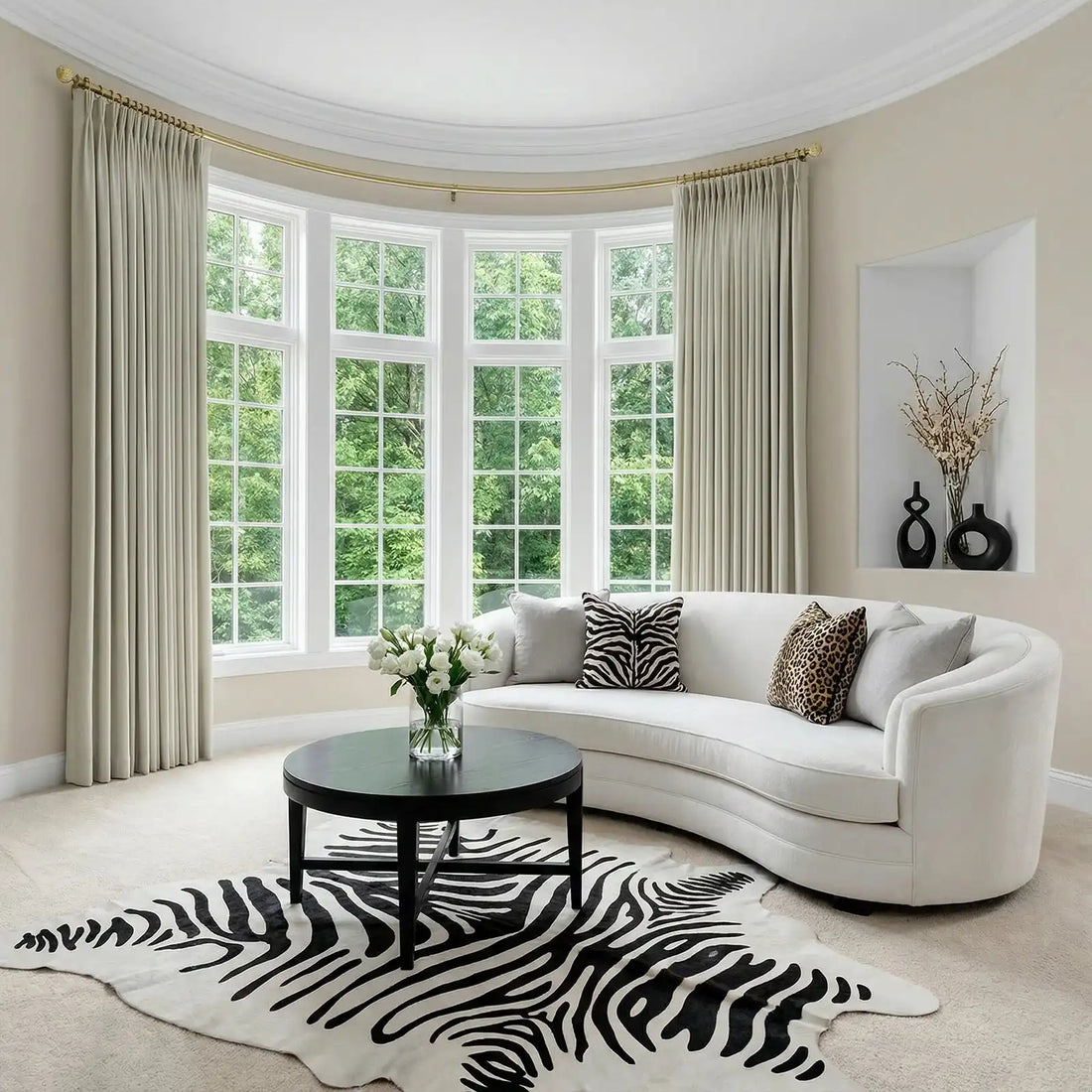 Ash Cotton Linen Blend Curtains