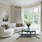 Ash light yellow curtains display2