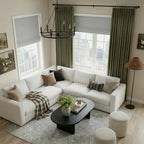 Ash Cotton Linen Blend Curtains