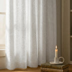 Ashley Cotton Semi Sheer Curtains