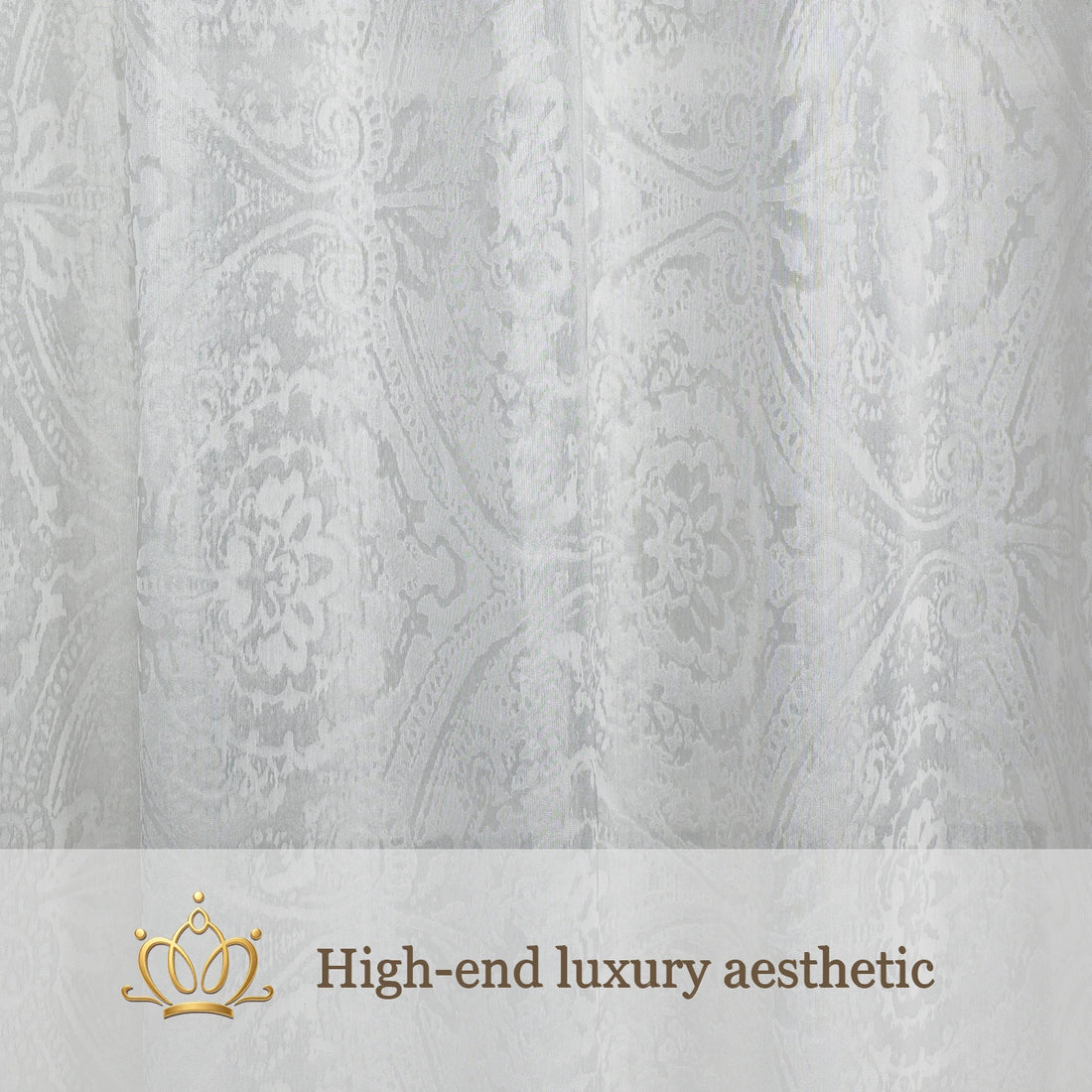 Ashley Cotton Semi Sheer Curtains