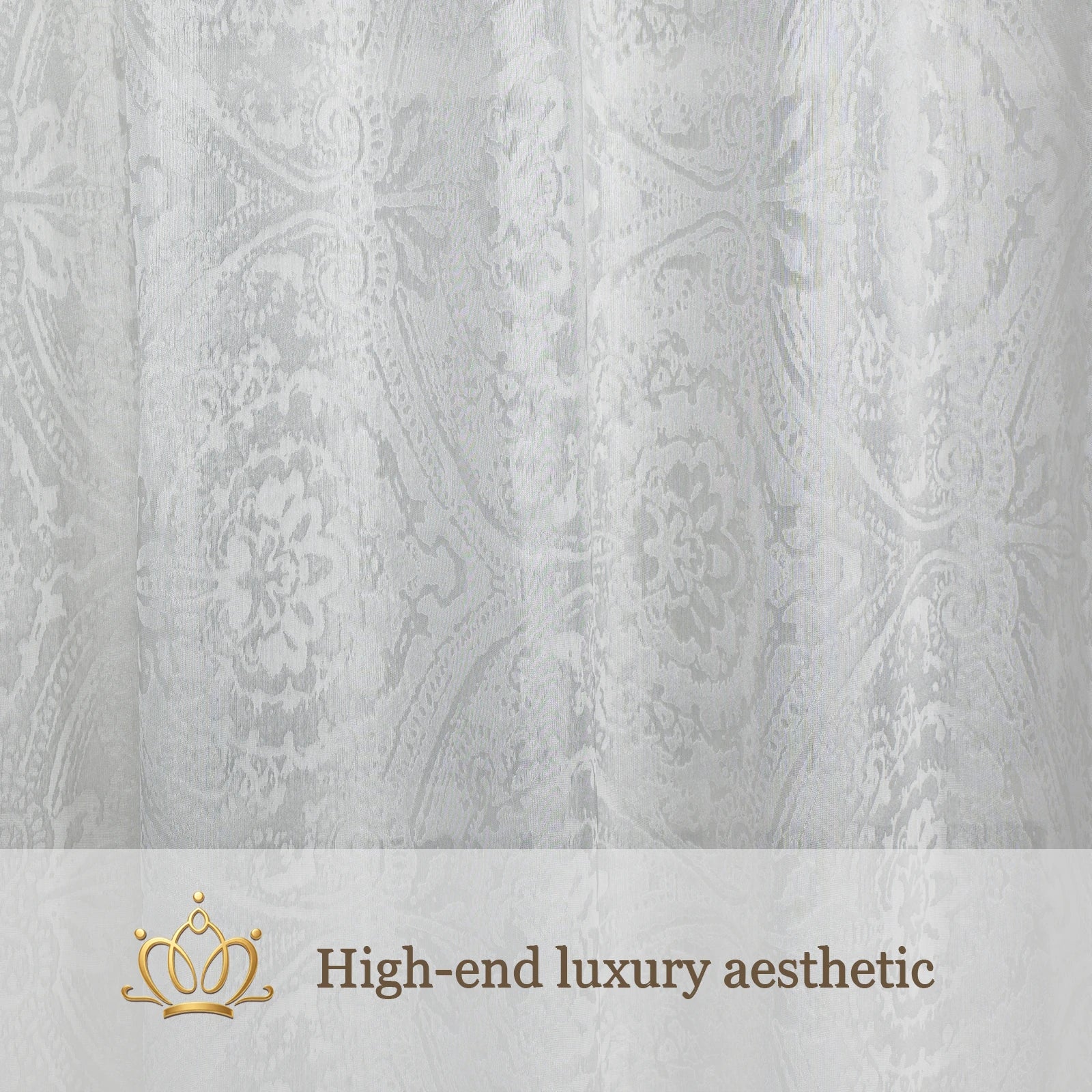 Ashley Cotton Semi Sheer Curtains