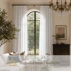 Ashley Cotton Semi Sheer Curtains