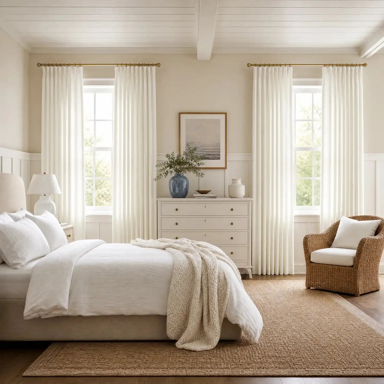 Austin Chenille Feel Curtains