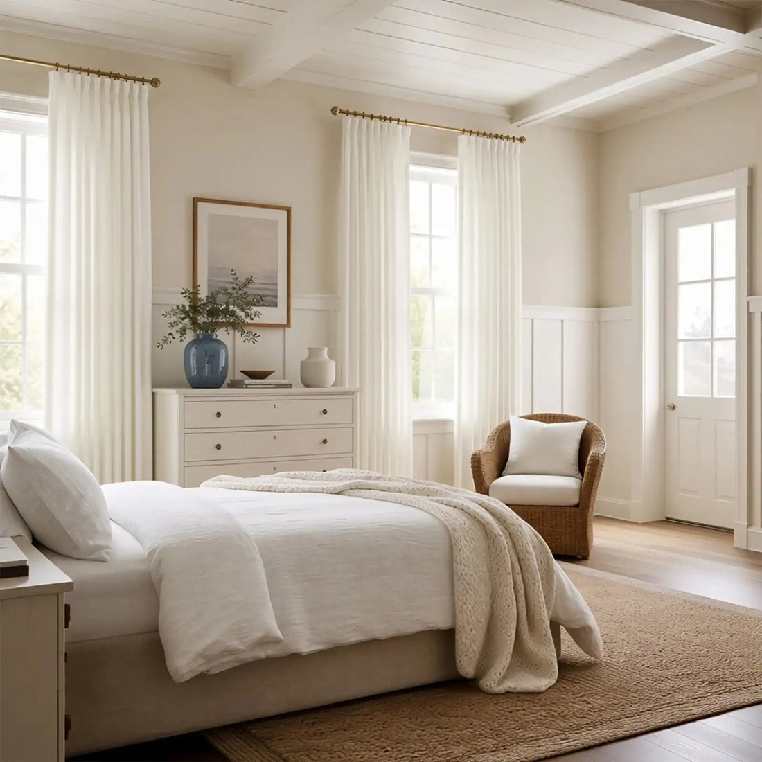 Austin Chenille Feel Curtains
