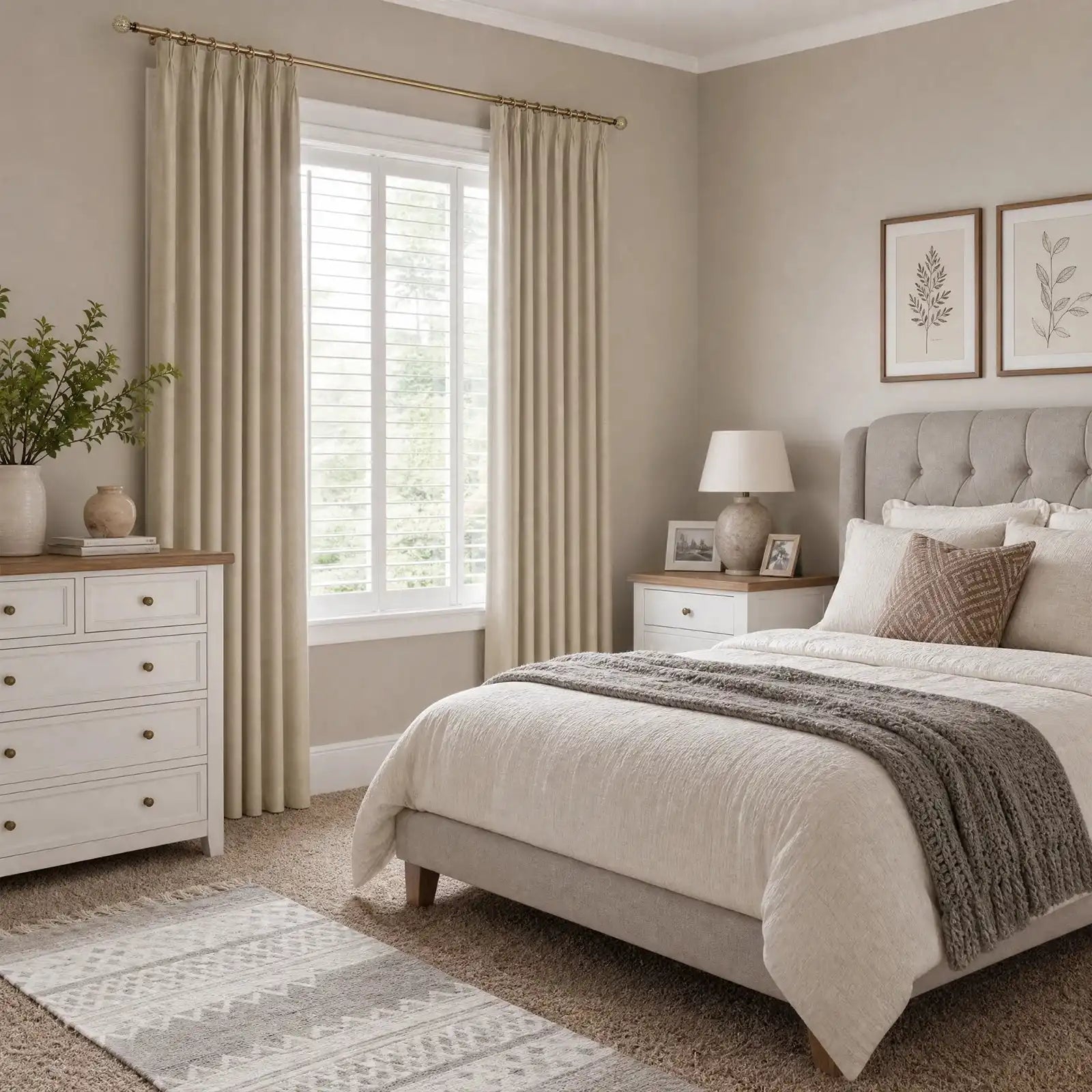 Austin Chenille Feel Curtains