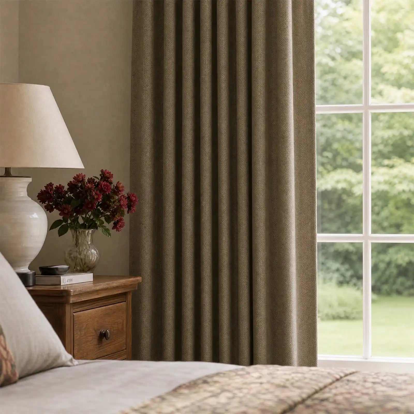 Austin Chenille Feel Curtains
