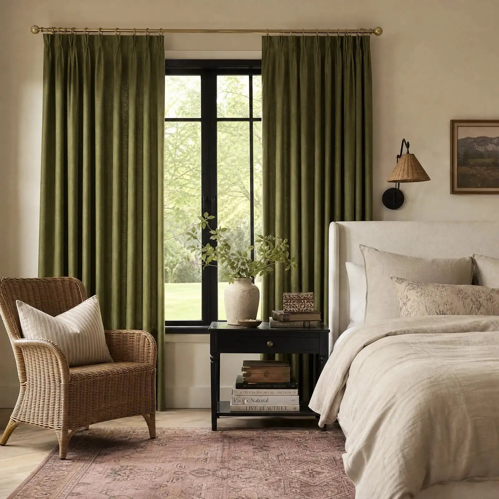 Austin Chenille Feel Curtains