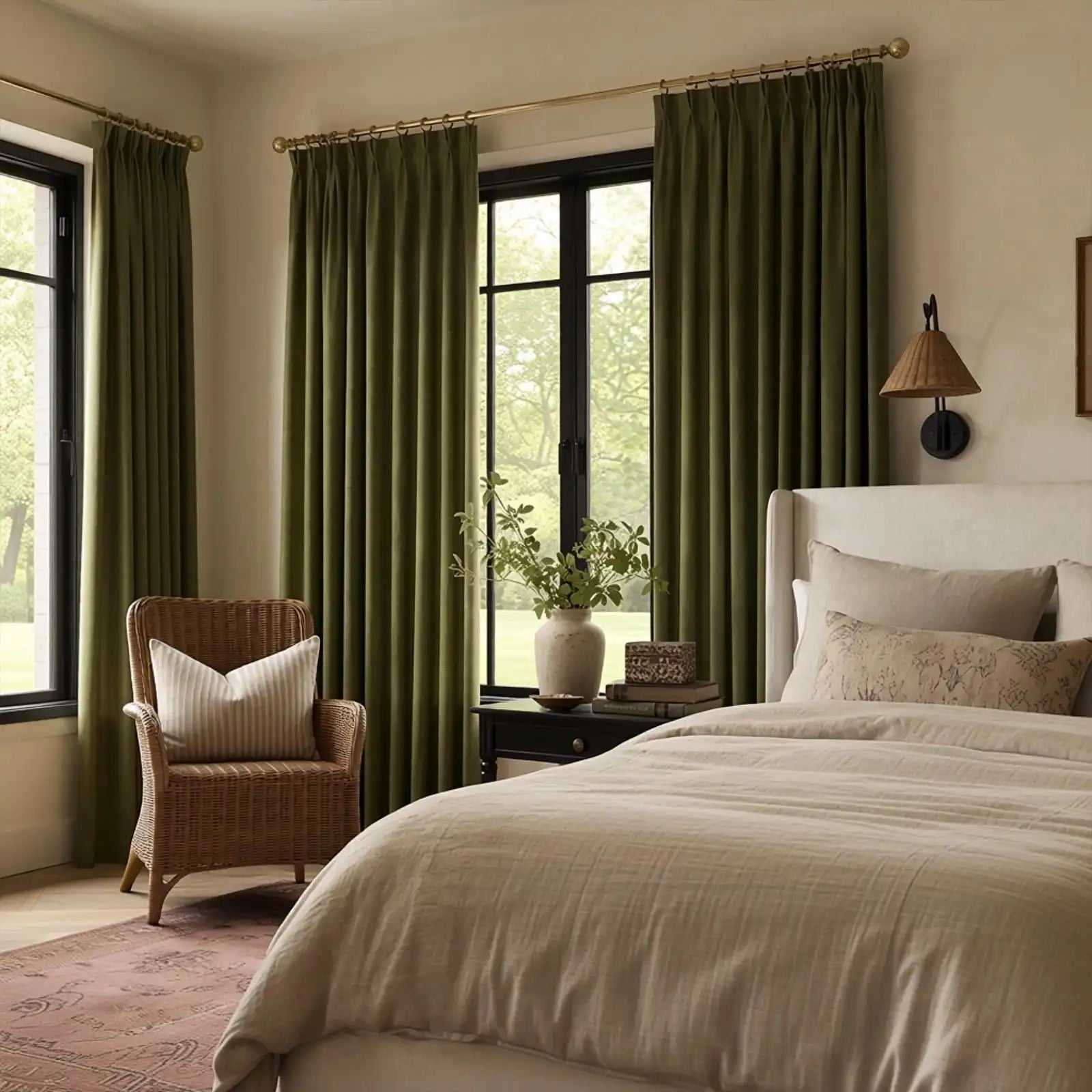Austin Chenille Feel Curtains